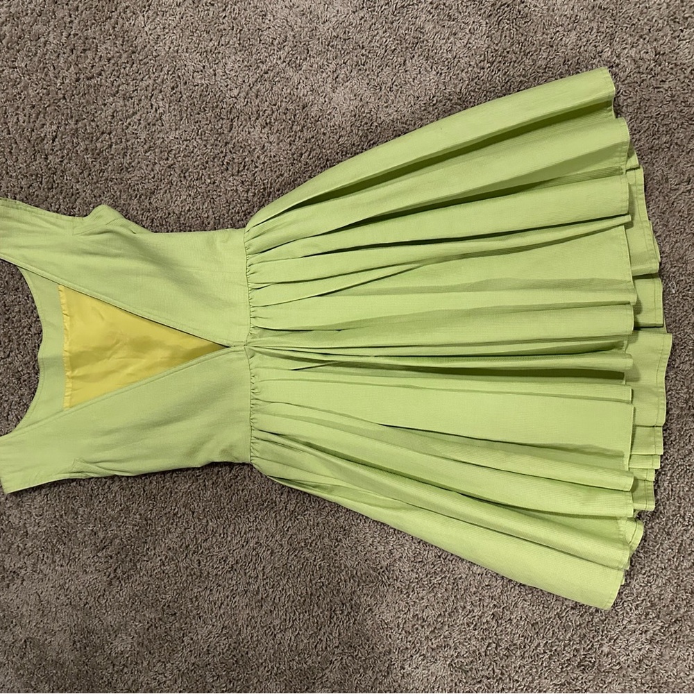 ✨ Vintage 1990’s Isaac Mizrahi plunge back pleated dress - Picture 5 of 6